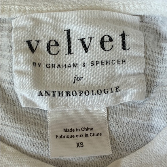 VELVET by Graham Spencer for Anthropologie XS Bubble Balloon Sleeve Crop Top - Picture 8 of 10